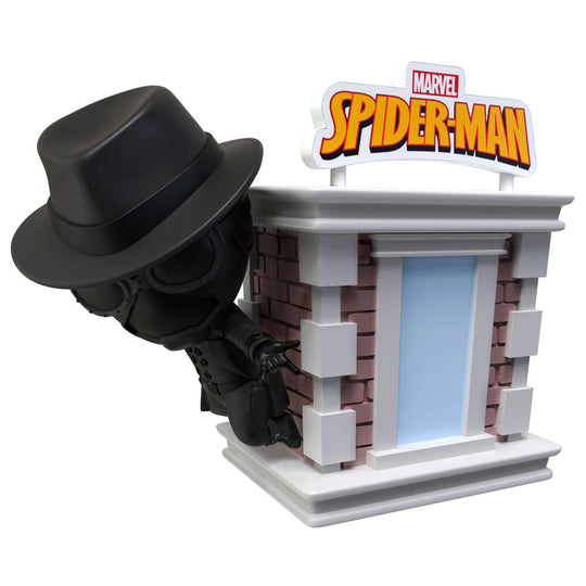 Figurine Spiderman Tower Hero en action avec effet de toile d'araignée