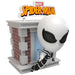 Détail des yeux et masque de la figurine Spiderman Tower Hero YUME TOYS