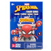 Figurine Marvel Spiderman Tower Hero en gros plan sur les mains et pieds