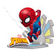 Vue latérale gauche de la figurine Spider-Man Hero Box YUME TOYS