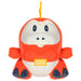 Peluche Pokémon Fuecoco 20cm vue de face avec détails précis des couleurs rouge et jaune