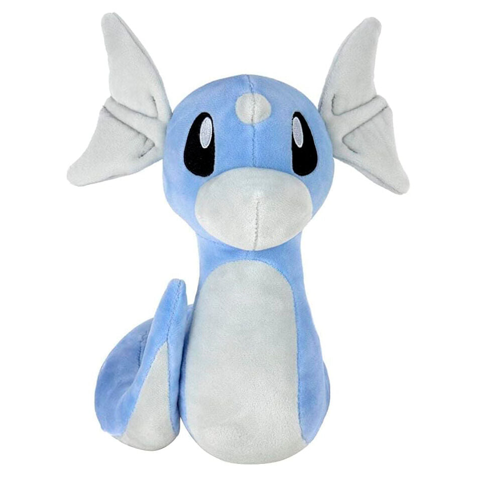 Peluche Dratini Pokémon 20 cm vue de face avec couleurs vives et détails soignés