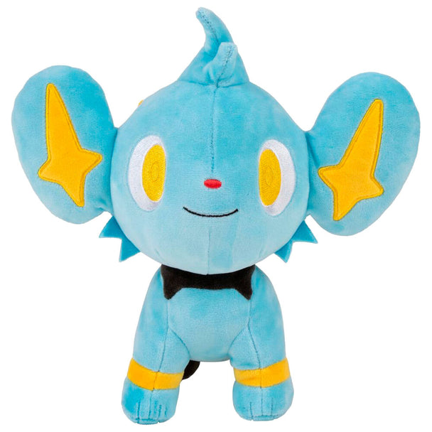 Peluche Pokémon Shinx de 30 cm vue de face avec détails précis de JAZWARES
