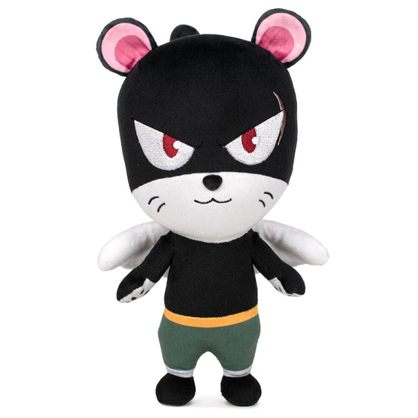 Peluche Fairy Tail Panther de 27cm vue de face, douce et colorée, signée PLAY BY PLAY.