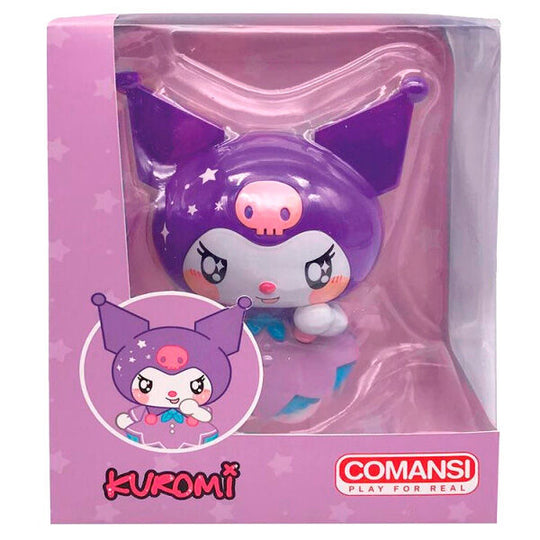 Figurine Hello Kitty Kuromi de 16 cm vue de face avec détails précis et couleurs vives