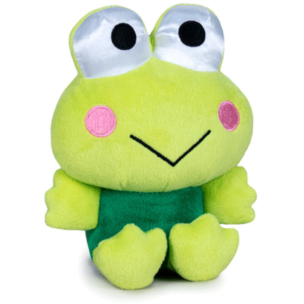 Peluche Hello Kitty Keroppy de 22 cm signée PLAY BY PLAY, vue de face sur fond blanc.