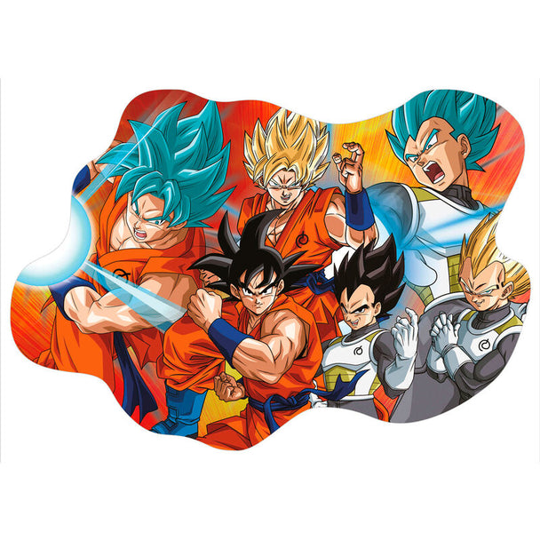 Boîte du puzzle Dragon Ball 250 pièces EDUCA BORRAS avec visuel coloré et dimensions indiquées