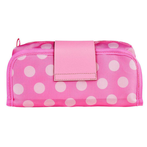 Trousse Minnie CERDÁ ouverte montrant l'espace intérieur pour stylos et accessoires