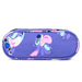 Détail de la fermeture éclair solide et du tissu polyester de la trousse Stitch CERDÁ