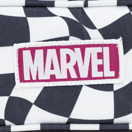 Trousse Marvel CERDÁ ouverte montrant l'intérieur spacieux et l'organisation pratique