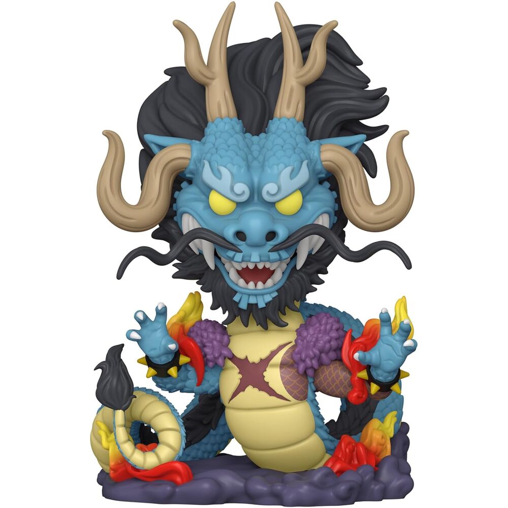 Figurine POP Kaido en forme de dragon, vue de face, haute de 25 cm, édition exclusive FUNKO One Piece