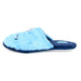 Vue latérale des chaussons Disney Stitch en polyester avec semelle antidérapante, tailles 40 à 41