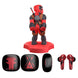 Casque sans fil Marvel Deadpool EXQUISITE GAMING avec design rouge et noir sur fond blanc