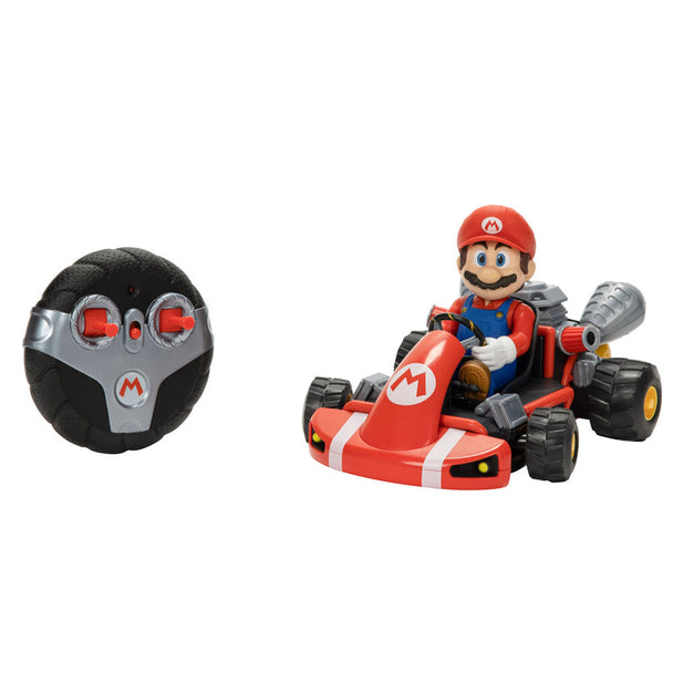 Télécommande ergonomique utilisée pour contrôler le véhicule Super Mario Bros télécommandé