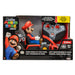 Véhicule télécommandé Super Mario Bros de couleur rouge et bleu avec logo officiel JAKKS PACIFIC