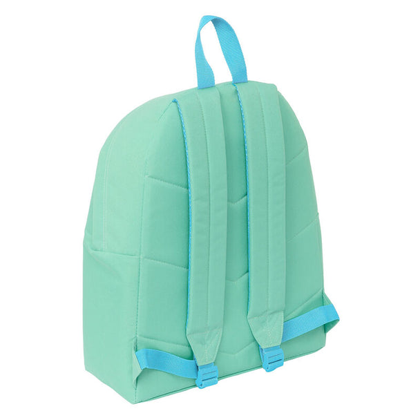 Détail des bretelles ergonomiques et rembourrées du sac à dos Disney Stitch Aloha pour un confort optimal