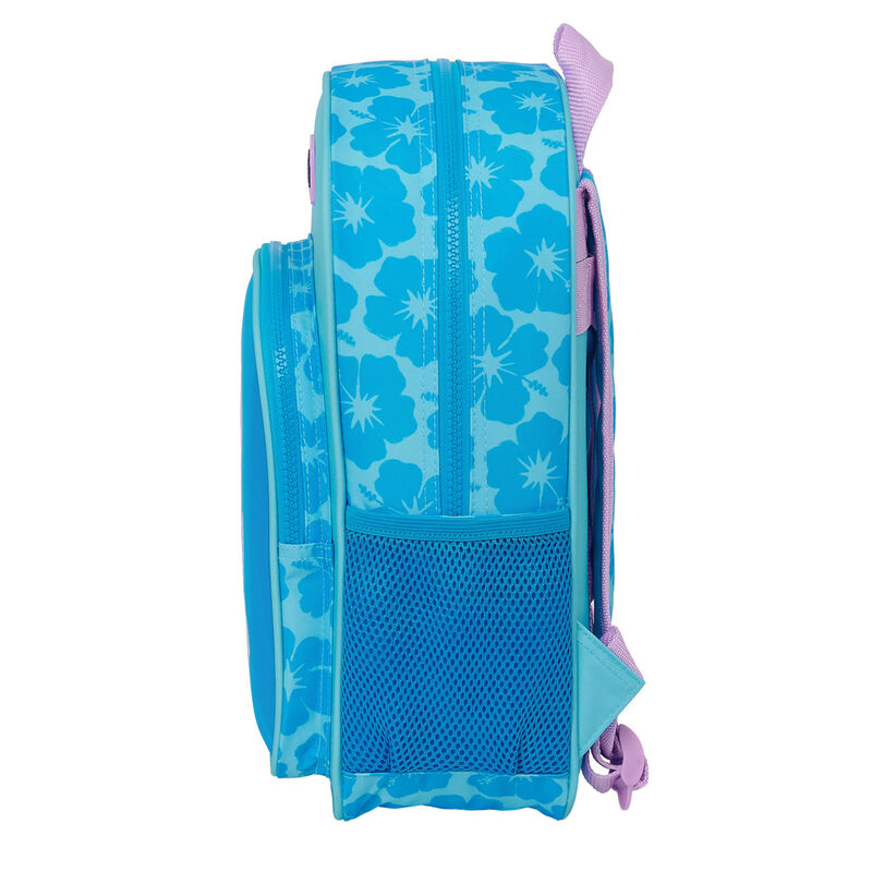 Sac à dos Disney Stitch Hawaii avec poche latérale pour bouteille et adaptateur trolley