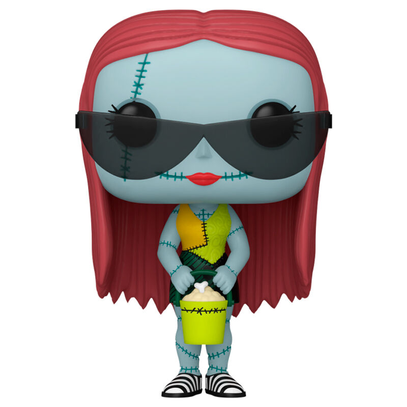Détail de la figurine Funko POP Sally avec ses couleurs vives et son expression caractéristique