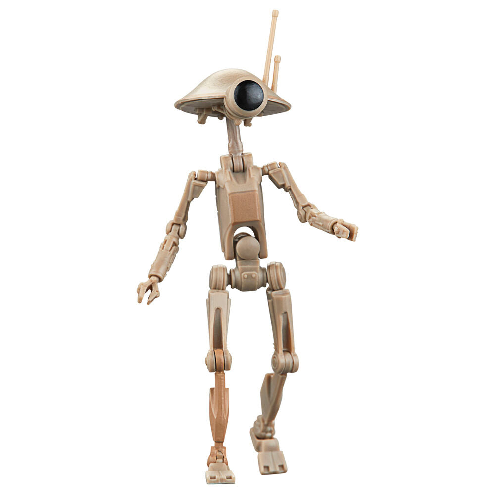 Vue rapprochée de la tête de la figurine R5-D4 avec détails mécaniques