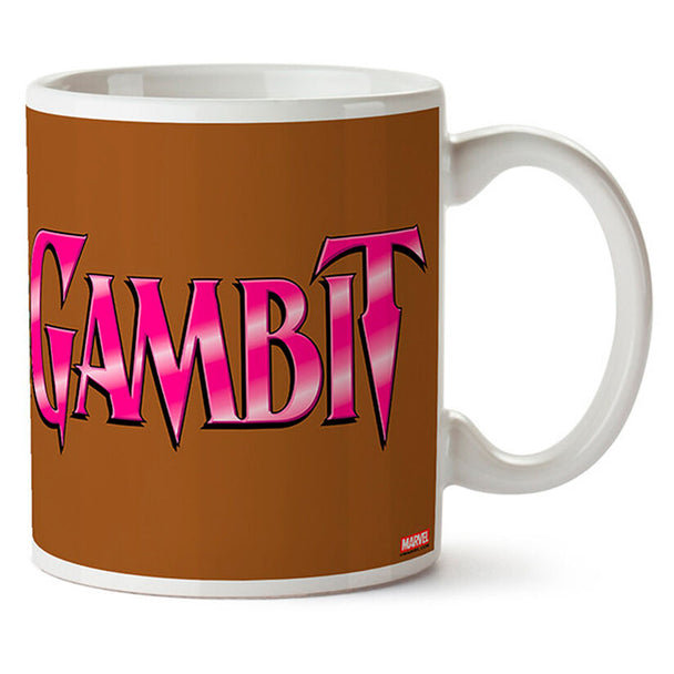 Mug en céramique Marvel X-Men Gambit avec illustration couleur du personnage sur fond blanc