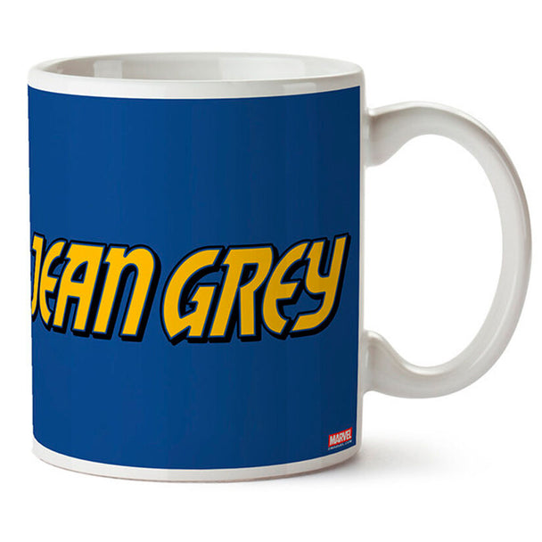 Mug en céramique Marvel X-Men avec illustration détaillée de Jean Grey, dimensions 8,5x10x12,5cm