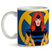 Vue latérale du mug Marvel Jean Grey SEMIC STUDIO montrant le design coloré et la qualité de la céramique