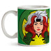 Vue latérale du mug Marvel Rogue par SEMIC STUDIO montrant le design coloré et la finition brillante