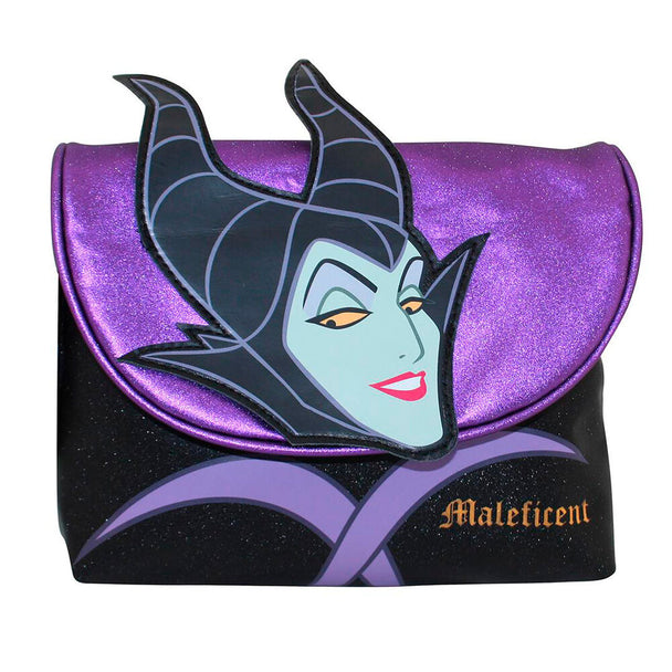 Vanity case Maléfique Disney Villains CERDÁ vue de face avec design détaillé