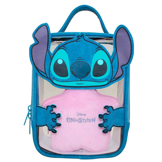 Vanity case Disney Stitch de la marque CERDÁ avec design coloré et compartiments pratiques pour maquillage.