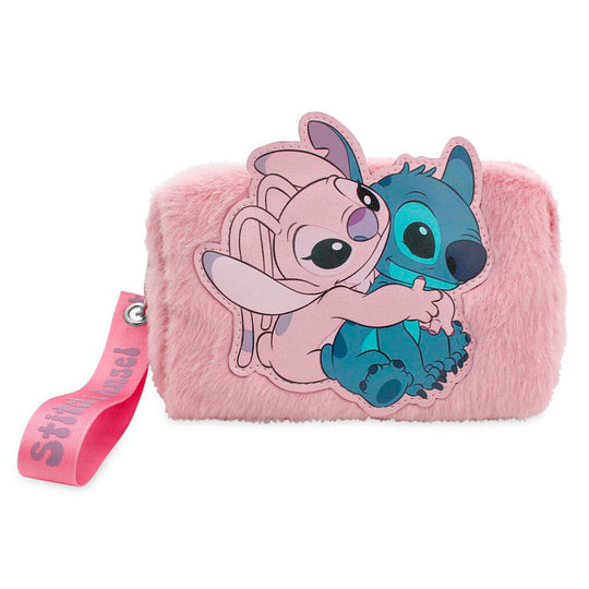 Vanity case Disney Stitch de la marque CERDÁ avec un design bleu et le personnage Stitch imprimé sur le devant.