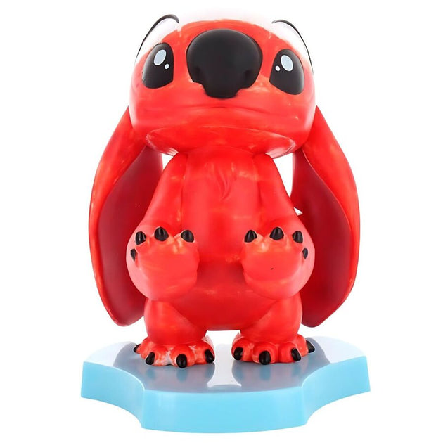 Mini cable guy Disney Stitch Badness Level en position debout, support pour écouteurs avec design coloré et détaillé