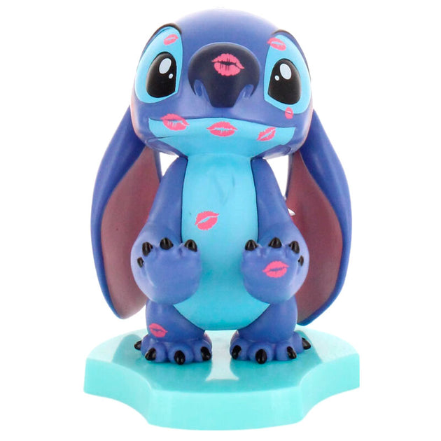 Porte-écouteurs Disney Stitch Loved Up mini cable guy EXQUISITE GAMING, dimensions 8x8x11 cm, design coloré et compact pour organiser vos câbles.