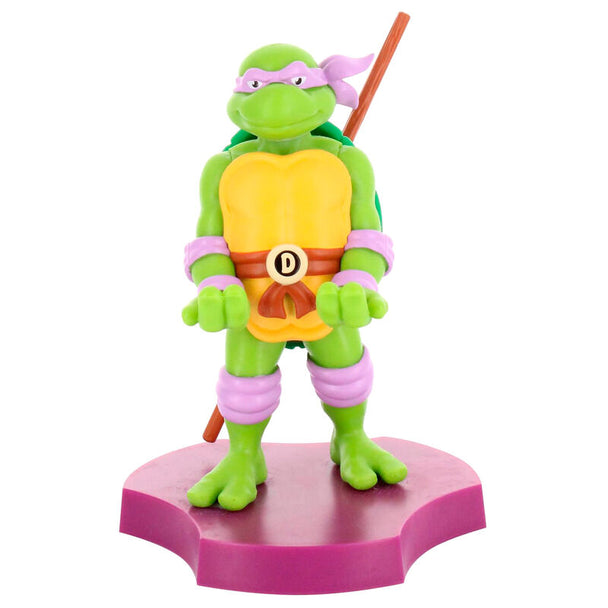 Mini figurine Donatello Teenage Mutant Ninja Turtles porte-écouteurs, dimensions 8x8x11 cm, design EXQUISITE GAMING.