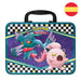 Vue de face du coffret collector Pokémon en espagnol avec illustrations colorées