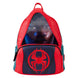 Sac à dos Loungefly Marvel Spider-Verse Miles Morales en cuir vegan, vue frontale détaillée