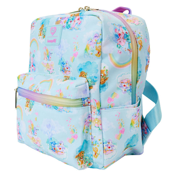 Vue latérale du sac à dos Loungefly avec bretelles rembourrées et poches latérales pratiques