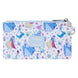 Intérieur doublé assorti visible de la pochette Loungefly Disney Princess en nylon vegan