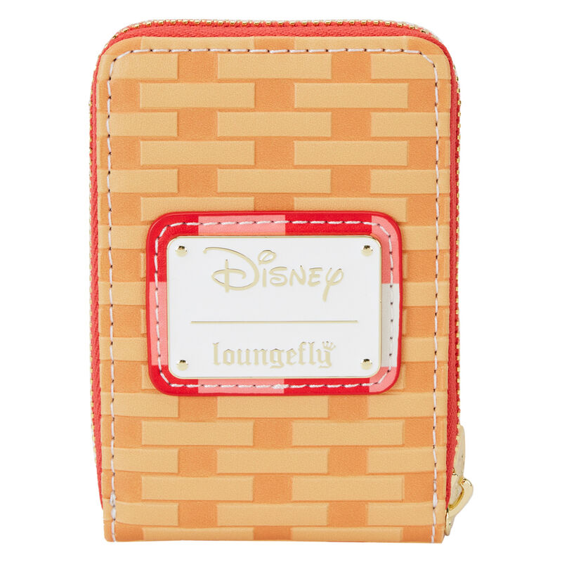 Fermeture zippée dorée brillante du portefeuille accordéon Loungefly Disney Mickey & Friends