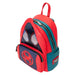Image du sac à dos Loungefly Marvel avec doublure intérieure coordonnée visible