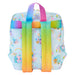 Intérieur du sac à dos Loungefly avec doublure imprimée du logo de la marque Care Bears Cousins
