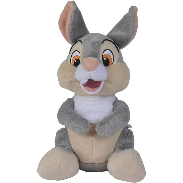 Peluche Disney Bambi Tambor 35 cm montrant la texture douce et les finitions de qualité SIMBA