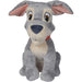 Peluche Tramp de Disney La Belle et le Clochard vue de face, 35 cm, marque SIMBA