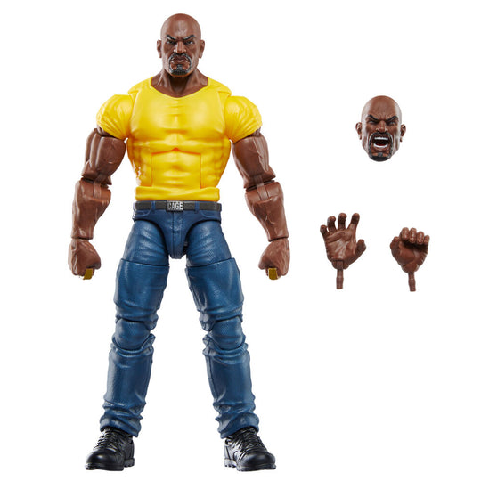 Figurine Luke Cage Marvel 15cm articulée en pose dynamique avec accessoires