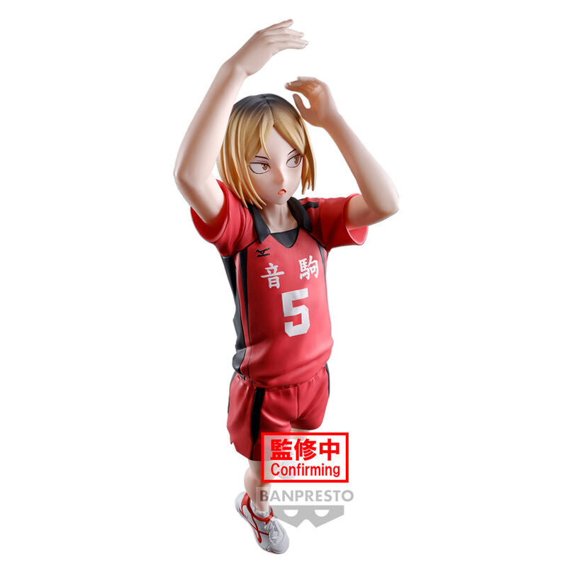 Figurine Kenma Kozume Haikyu!! de 18cm vue de face avec détails précis et couleurs vives