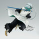 Profil de la figurine Toushiro Hitsugaya Bleach 14cm montrant la posture dynamique et la qualité de finition