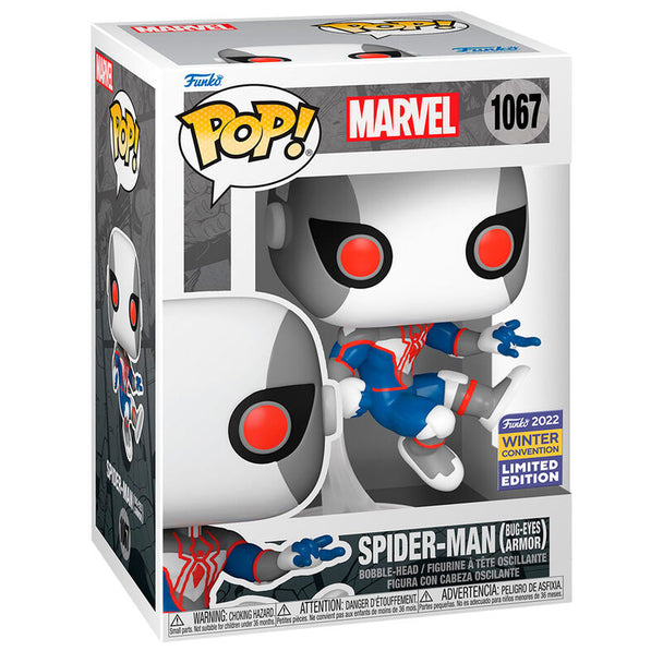 Figurine Funko POP Spiderman Marvel exclusive de 9 cm en vinyle dans sa boîte cadeau