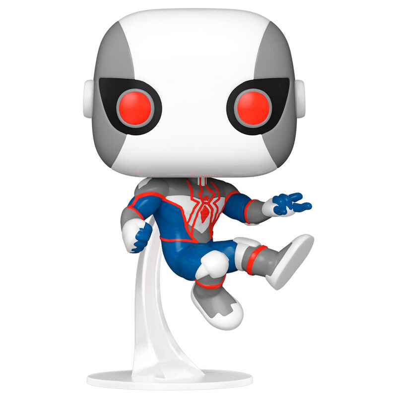Vue détaillée de la figurine Funko POP Spiderman Marvel exclusive avec design soigné et couleurs vives