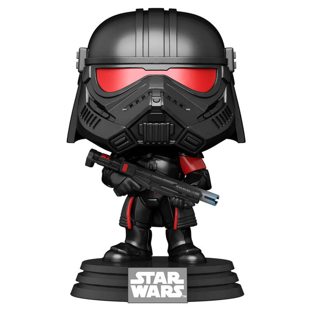 Détail de la figurine Funko POP Purge Trooper Star Wars exclusive, montrant les couleurs et le design précis.