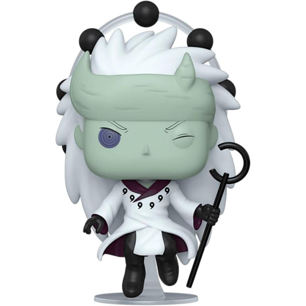 Figurine Funko POP Madara Uchiha de Naruto Shippuden en vinyle, hauteur 9cm, présentée dans sa boîte cadeau avec fenêtre transparente