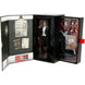 Figurine Dracula Bela Lugosi articulée avec cape déployée, illustrant les 20 points d'articulation